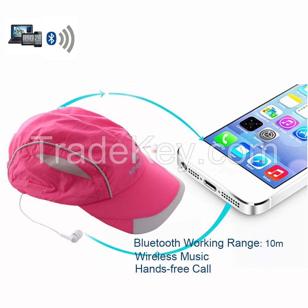 ShenZhen Animuss  Company  Limited Topee Sport Peaked Cap Headset 2-in-1 Bluetooth 4.0 Music Sun Hat Headphone EDR Earphone Hands-free for SmartPhone Tablet PC