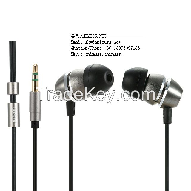 ShenZhen Animuss  Company  Limited Astrotec AM700 In-ear 3.5 mm HIFI Headset Super Bass Noise-reduction Wired Headphone Earphone for iPhone Samsung Sony Tablet PC