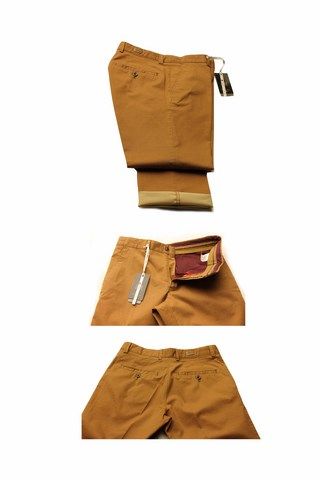 %100 Cotton Chino Trousers - Leonardo Moda