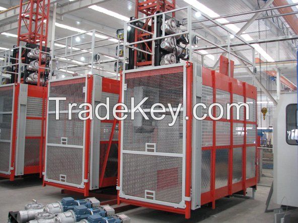 CE ISO GOST Confirmed Construction Architectural Building Hoist / Lift / Elevator for Sale