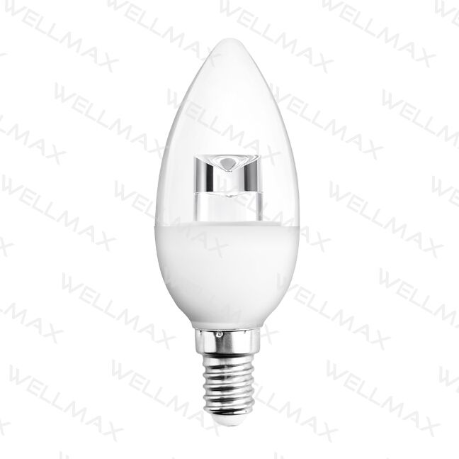 WELLMAX LED Candle Bulb C37