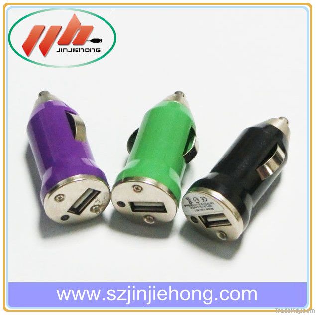 5V1A Single USB car charger for universal mobile phone