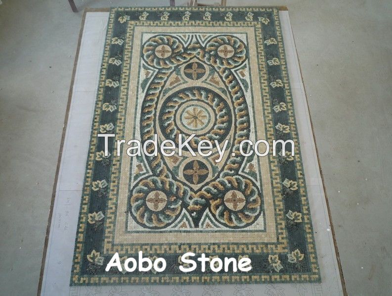 marble mosaic polished finished Chinese manufacturer