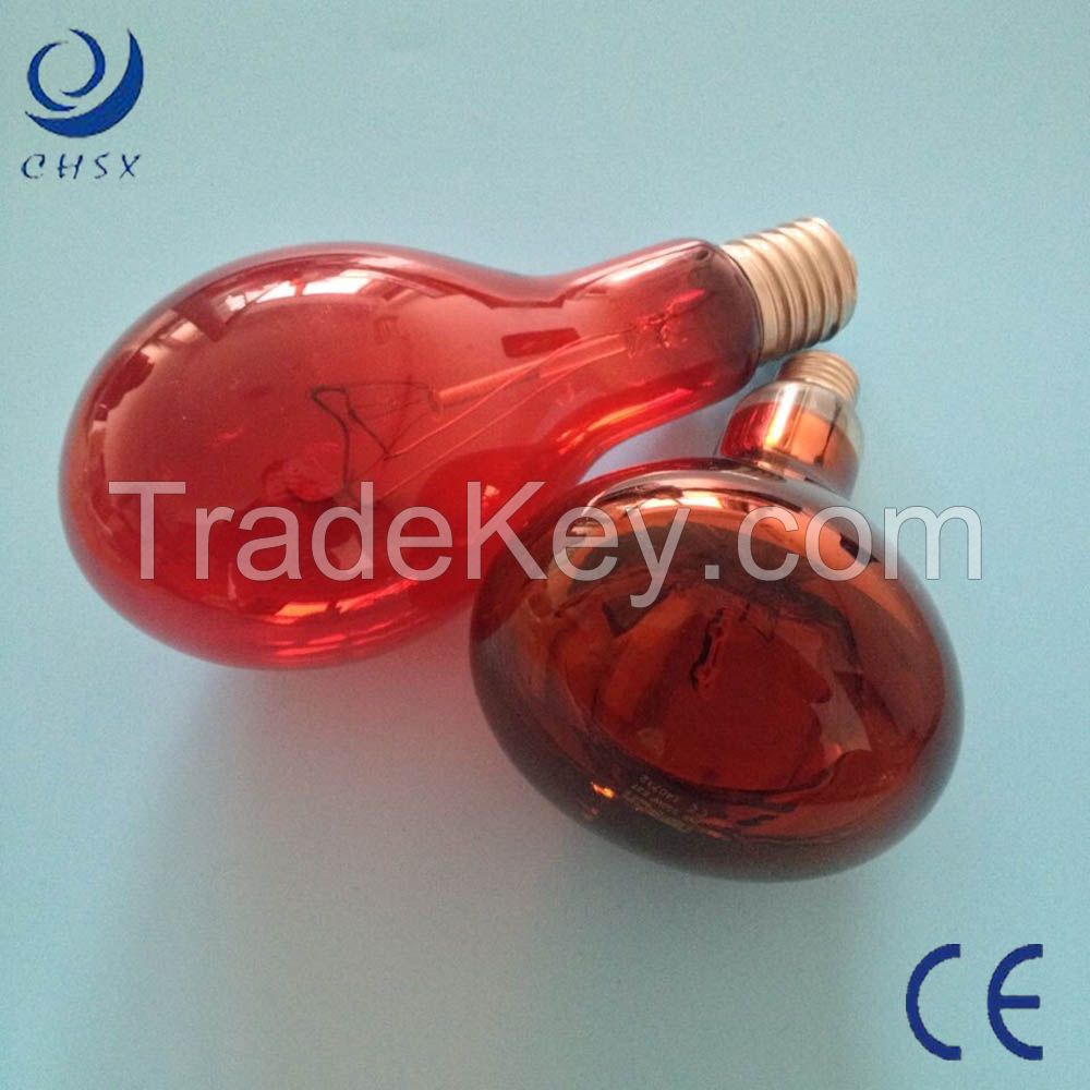 infrared heating lamps with hard glass