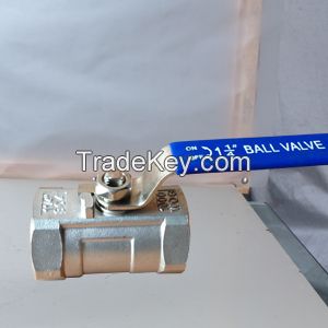 Stainless Steel One-Piece Ball Valve