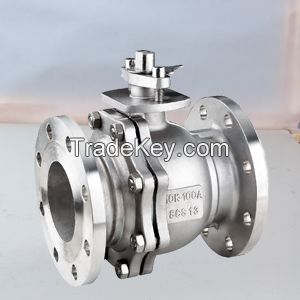 Japanese Standard Stainless Steel Flanged Ball Valves