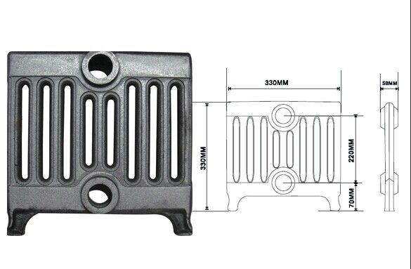 Cast iron radiadory