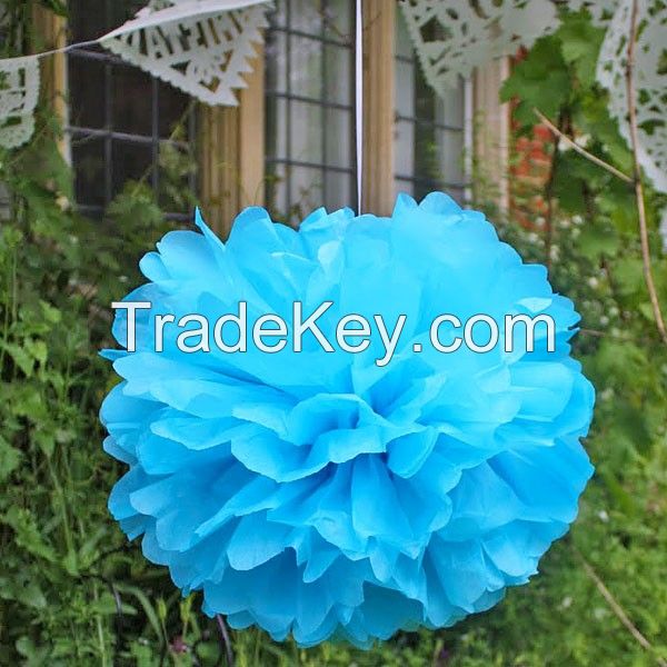 new product wedding decoration tissue paper pom poms