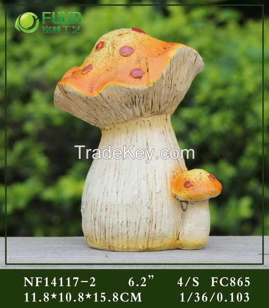 Garden Resin Mushroom Decoration 