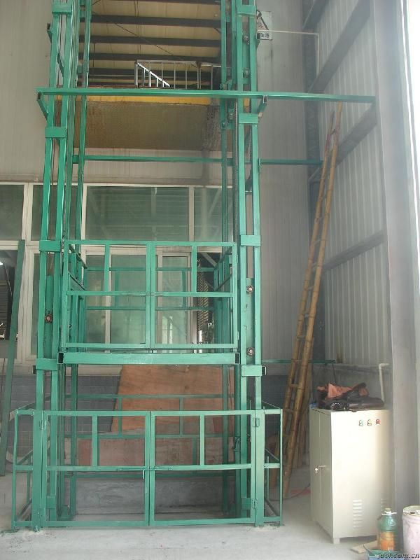 Chain Guard Rail Lift Platform