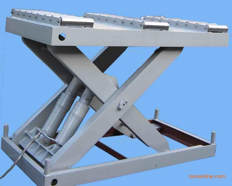 Stationary scissor lift