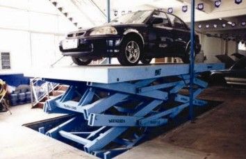 Scissor car lift