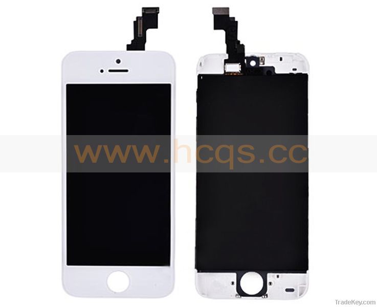 For iphone 5C lcd display+ digitizer assembly, for apple iphone 5C lcd