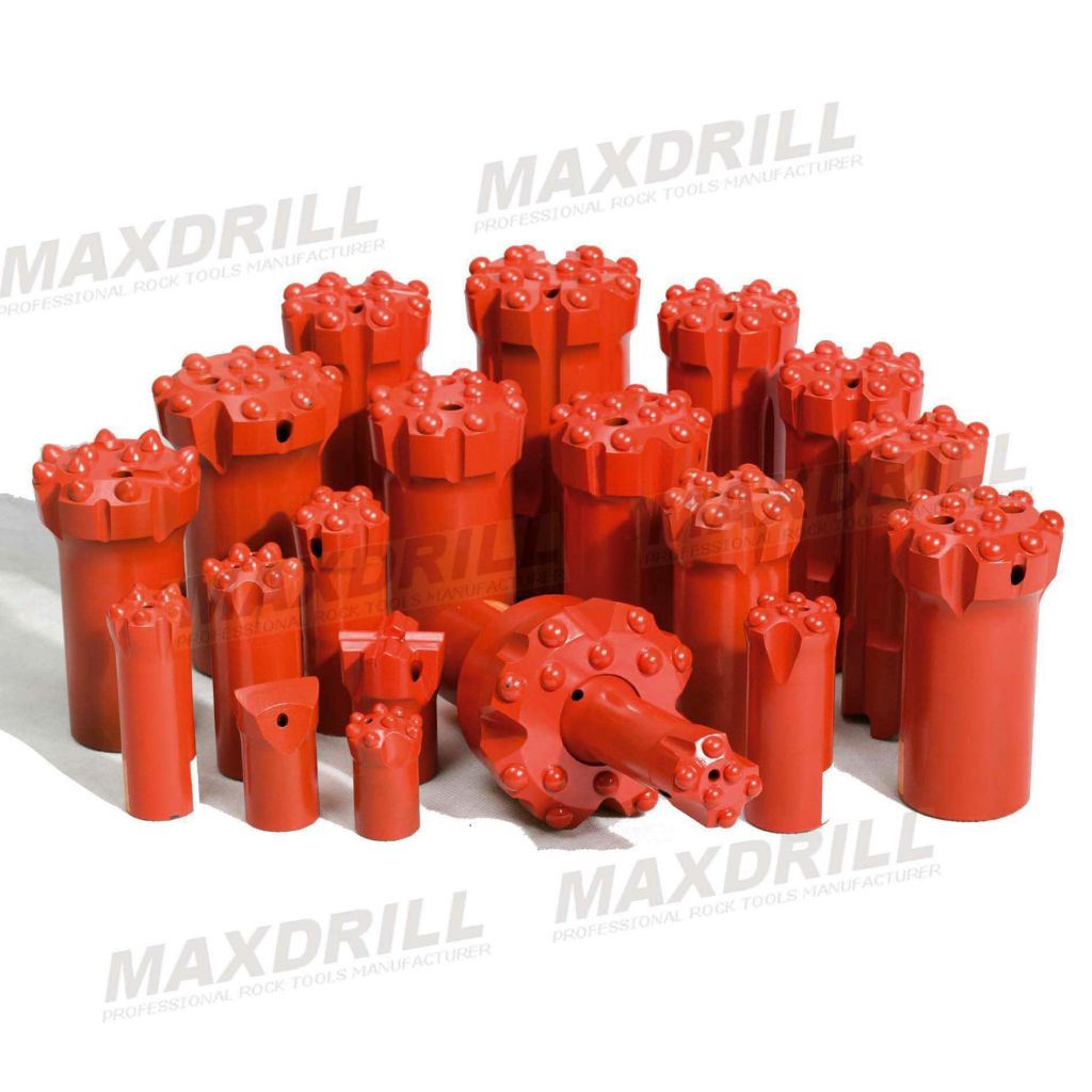 MAXDRILL Thread Button Bit