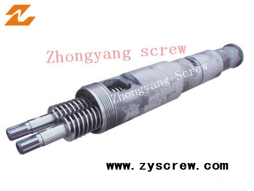 Conical Twin barrel for injection molding machine