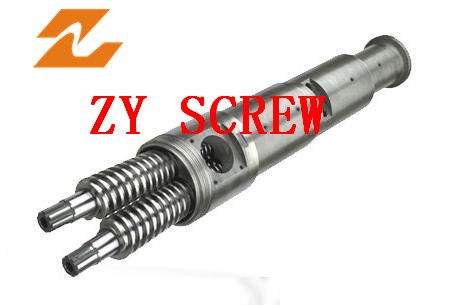 Conical Twin barrel for injection molding machine