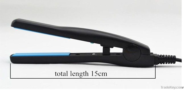 Mini stylist 1/2 inch hair straightener/flat iron