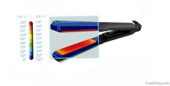 Pro Wide Plate Ceramic Tourmaline hair straightener