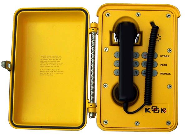 High Quality Weatherproof telephone durable telephone KNSP-01T2J