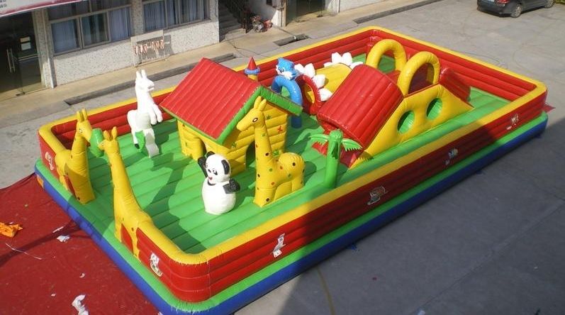 Outdoor Inflatable Castle Inflatable Amusement Park/ Children Playground Equipment For Kids