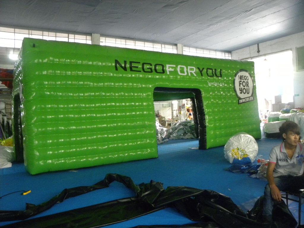 Airtight Trade Show Inflatables Event Tent House / Party Tent For Wedding Or Exhibition