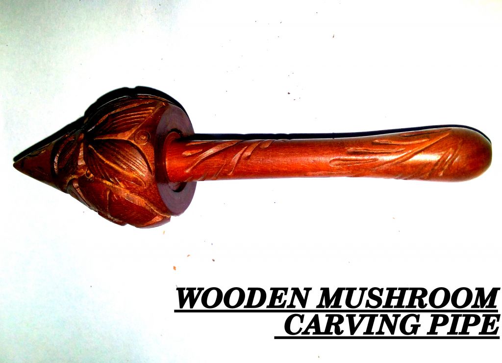 woodenMushroom pipe