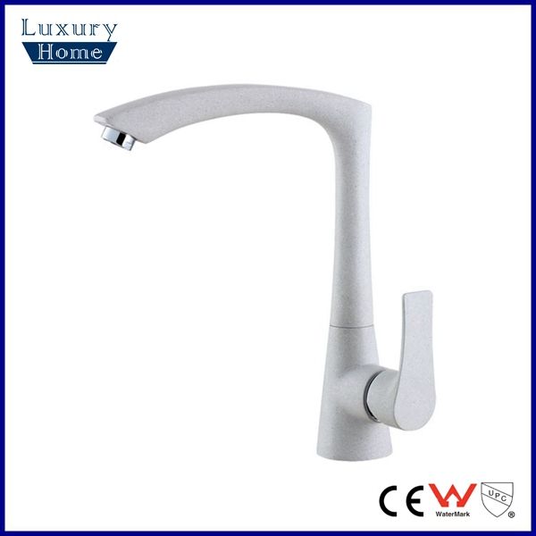 single hole goose neck gravity casting kitchen faucet 