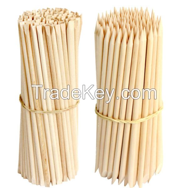 nature wood manicure sticks with high quality