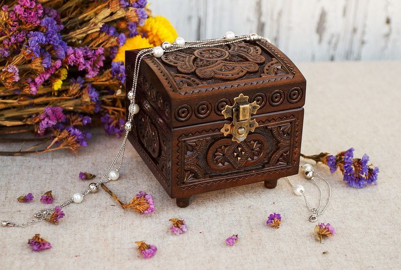 Small wooden box