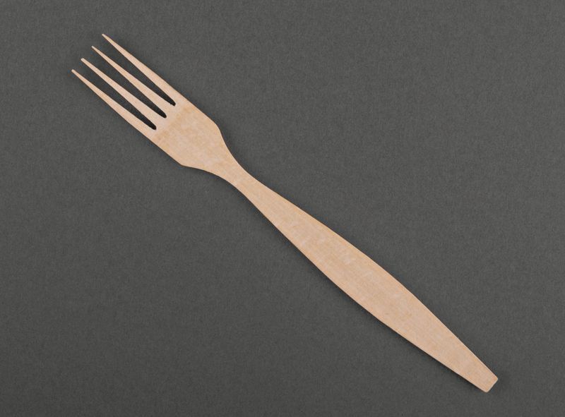 Wooden kitchen fork