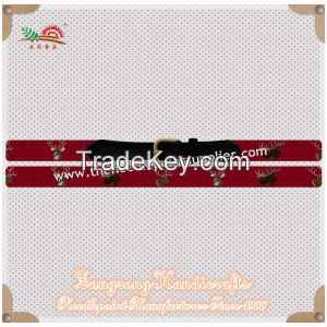 Big Game Hunting Needlepoint Belt