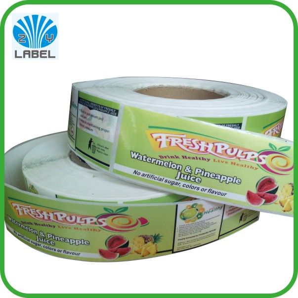 Roll Adhesive Permenant Or Removable Vinyl Sticker For Printe Labelsr