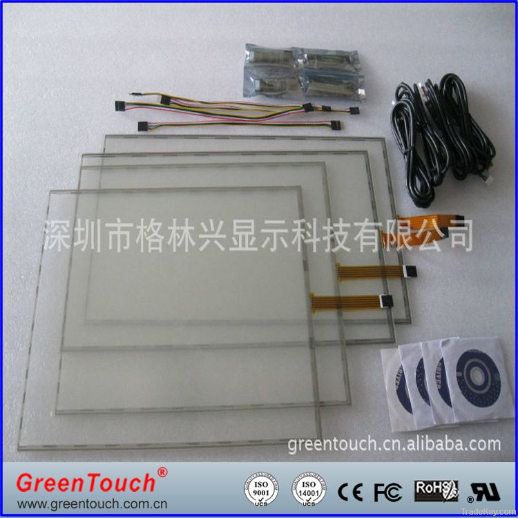 5 wire resistive touch screen 17''