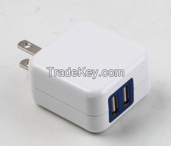 5V2.1A adapter with 2 USB, New arrival, good quality