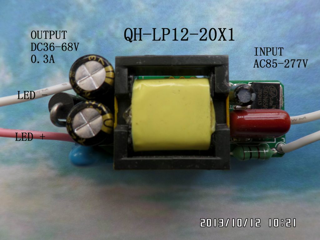 LED driver 20W 18W 17W 16W 15W 14W 13W 12W 300mA 12-20S-1PX1 QiHan built in constant current power supply lighting transformer