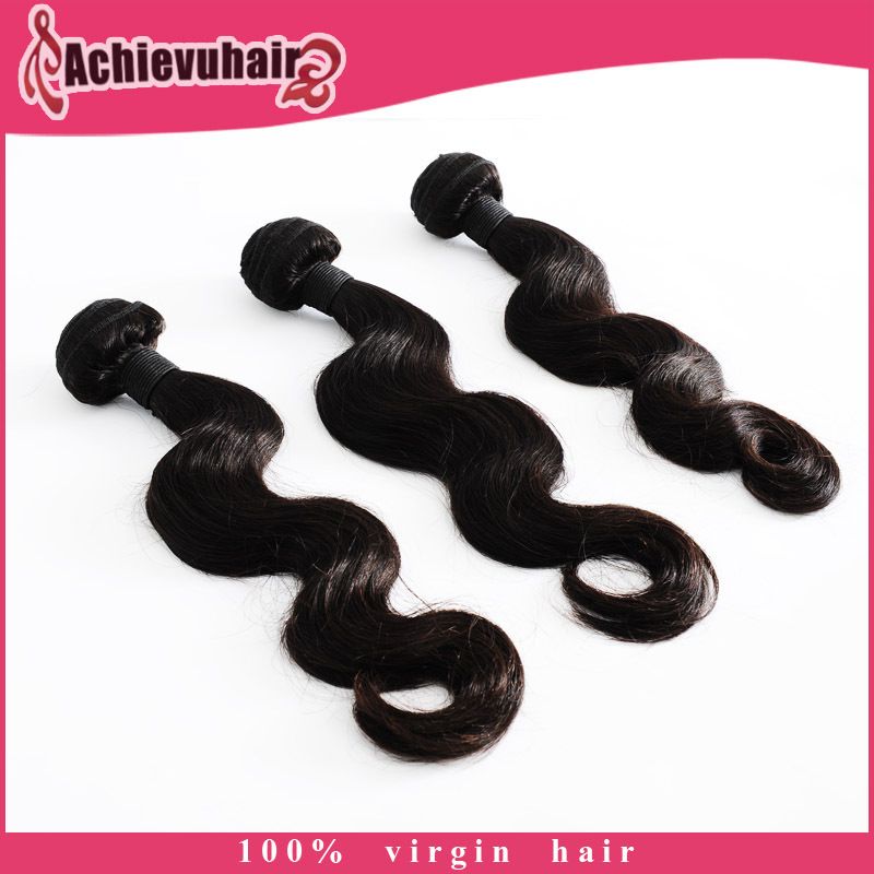 100% human hair Brazilian/Peruvian/Indian remy virgin hair 6A grade body wave hair