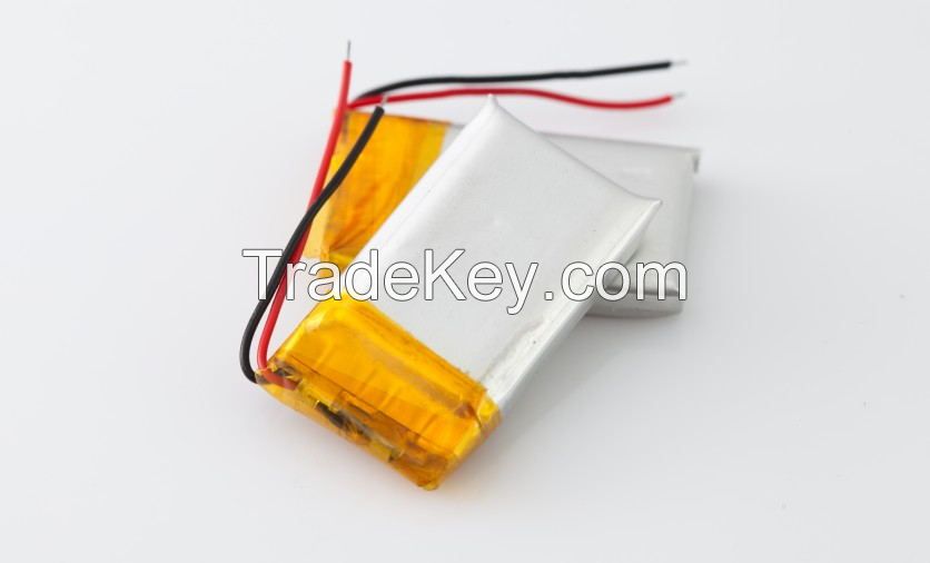 Rechargeable Li-PolymerBattery Pack with Protection and Flying Leads