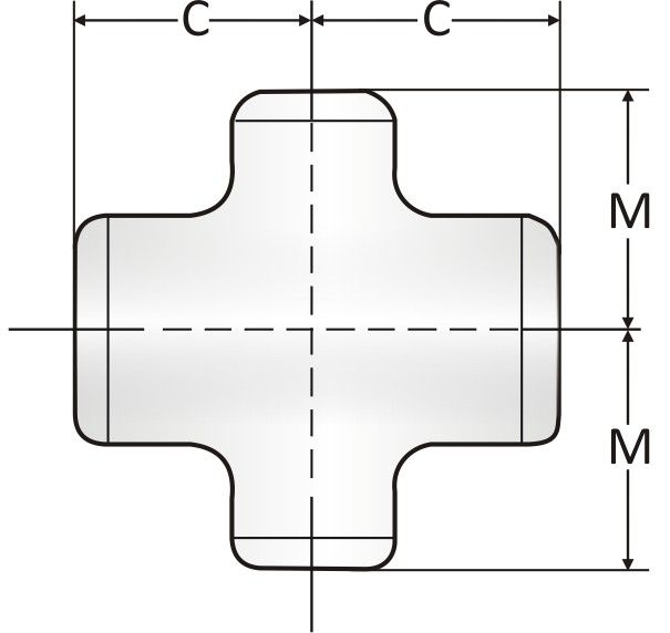 Pipe Fitting Tees and Crosses