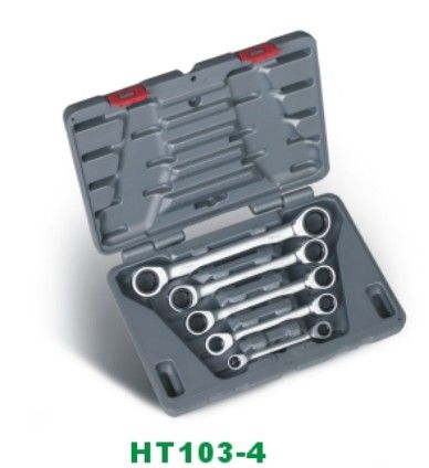 5pcs double ring ratchet wrenh set