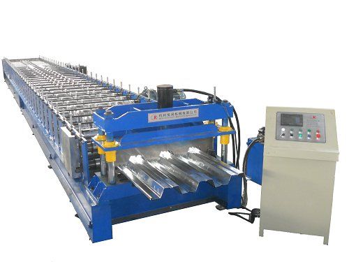 Floor deck roof forming machine 