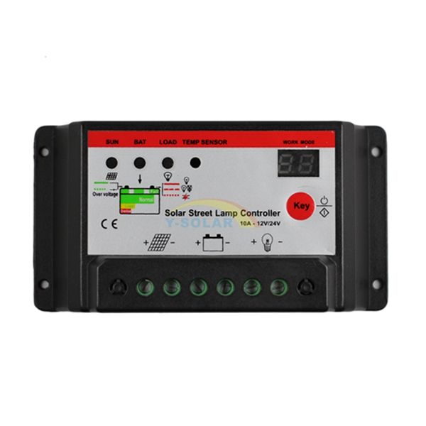 2014 NEW,10A settable Solar Charge Controller,CPU control,Voltage and Mode settable,PWM 12/24V switch