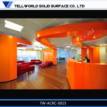 TW  Corian Wholesale Nail Salon Reception Desk