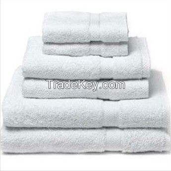 Terry White Hotel Towel 