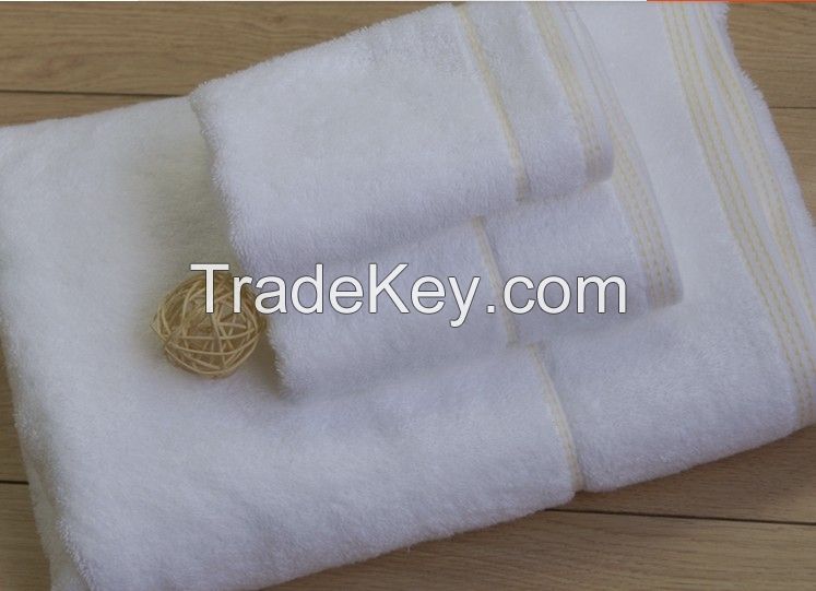  Hotel Hand Towel With Dobby Custom Logo 