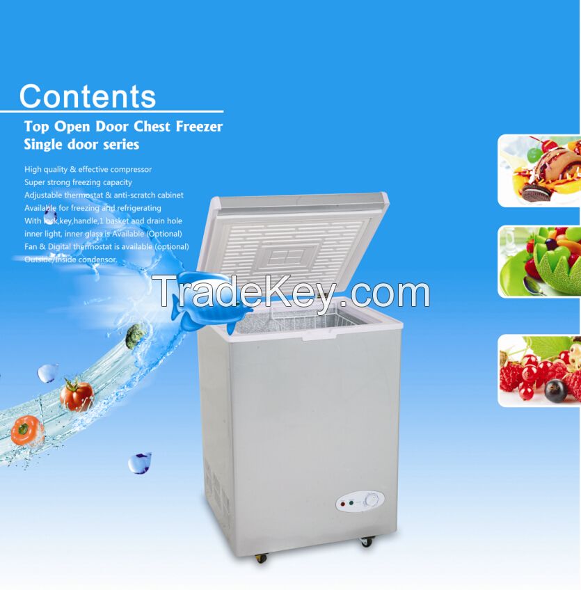 100L--Top one door chest freezer