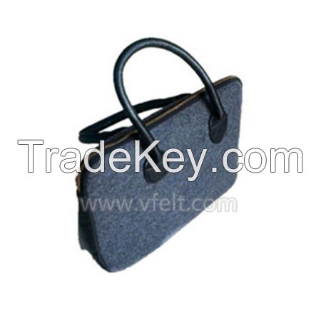 high quality and fashion lady felt tote bag