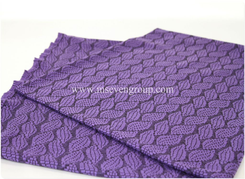 New arrival high quality jacquard knitting fabric, Polyester stretch fabric, Supper soft fabric with leaves pattern!