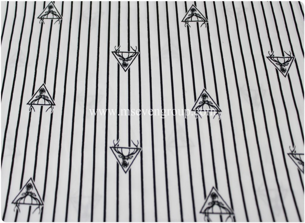 Low price! Wholesale  100% cotton fabric, Cotton stripe fabric for shirts, printed fabric for men's shirt