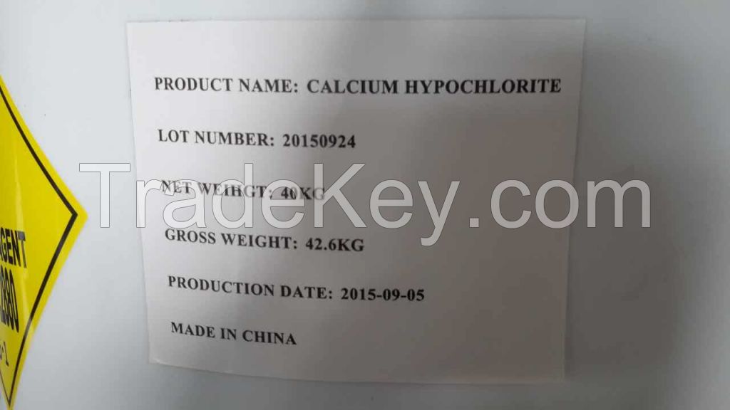 Calcium hypochlorite (granules and powder)