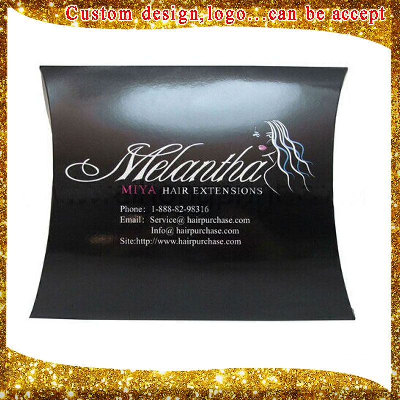 Brazilian hair custom hair packaging